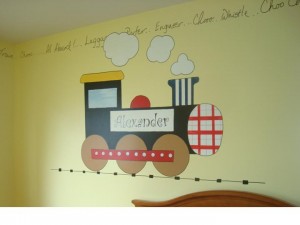 Alexanders Train Mural 2