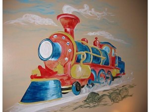 Ethans Train close up