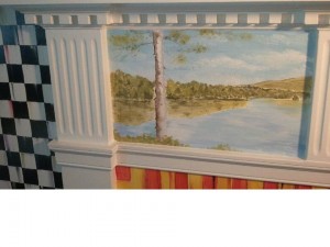 Fireplace half done