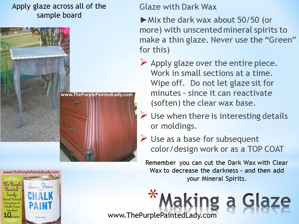 When and How to use Antique Glaze or Dark Wax on your Painted Furniture -  Lost & Found Decor