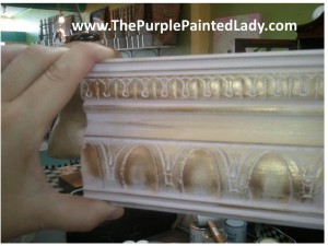 Angled board gilding wax