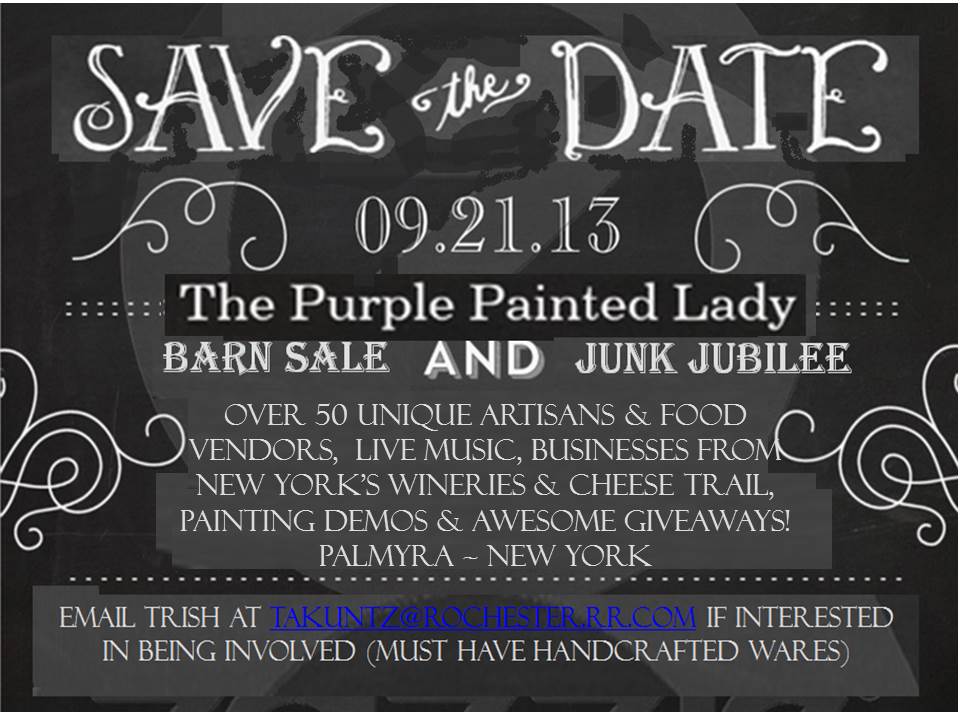 Barn Sale SAVE THE DATE 2013