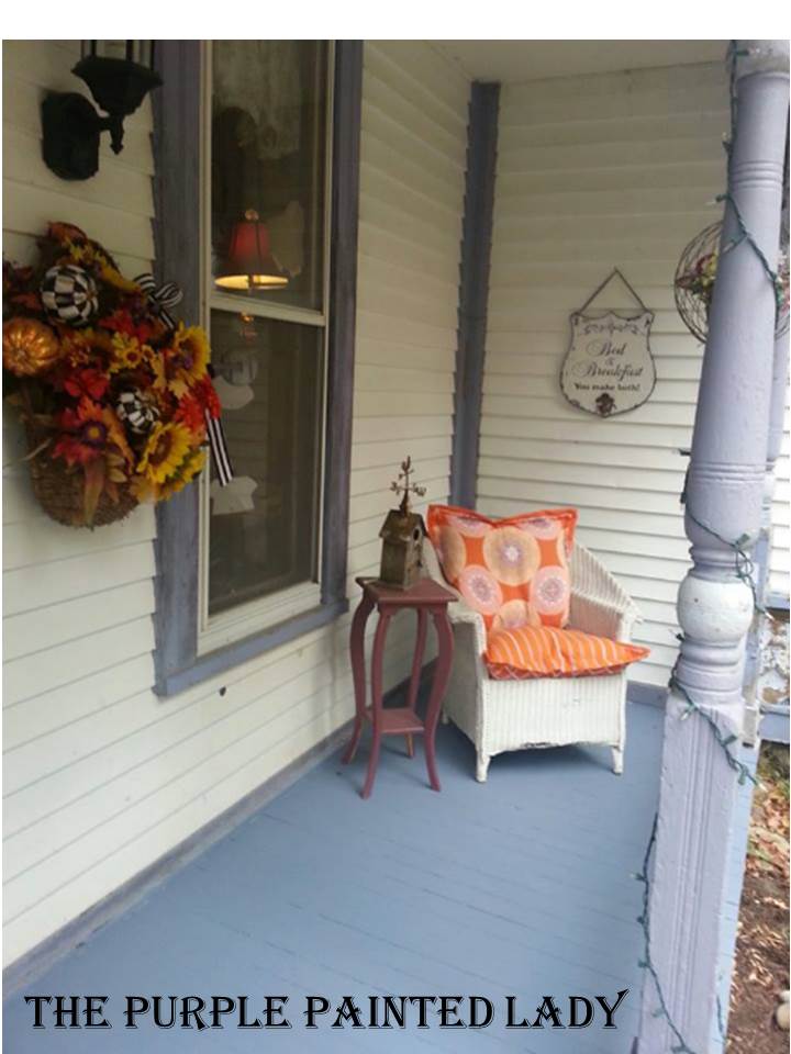 Kitchen porch painted