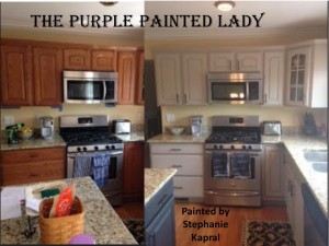 Kitchen Cabinet Stephanie Kapral MY CUSTOMER The Purple Painted Lady Chalk Paint