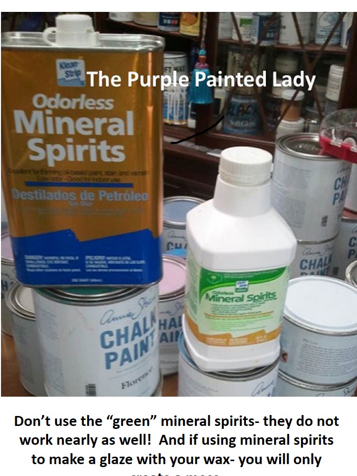 Mineral Spirits The Purple Painted Lady - Green vs Odorless regular