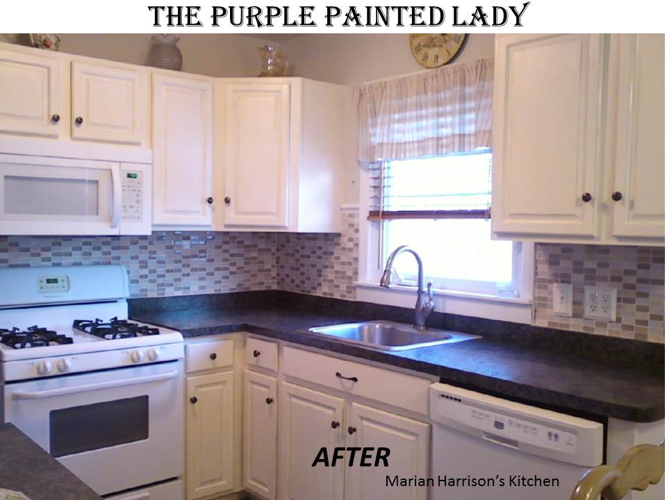 purple painted lady chalk paint