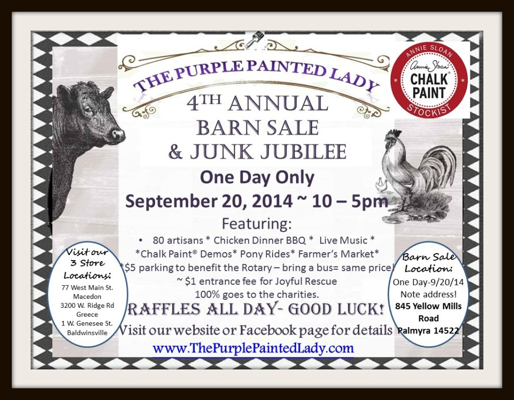 Barn Sale picmonkey 2014 585 Magazine Chalk Paint Logo The purple Painted Lady Farmer Market added