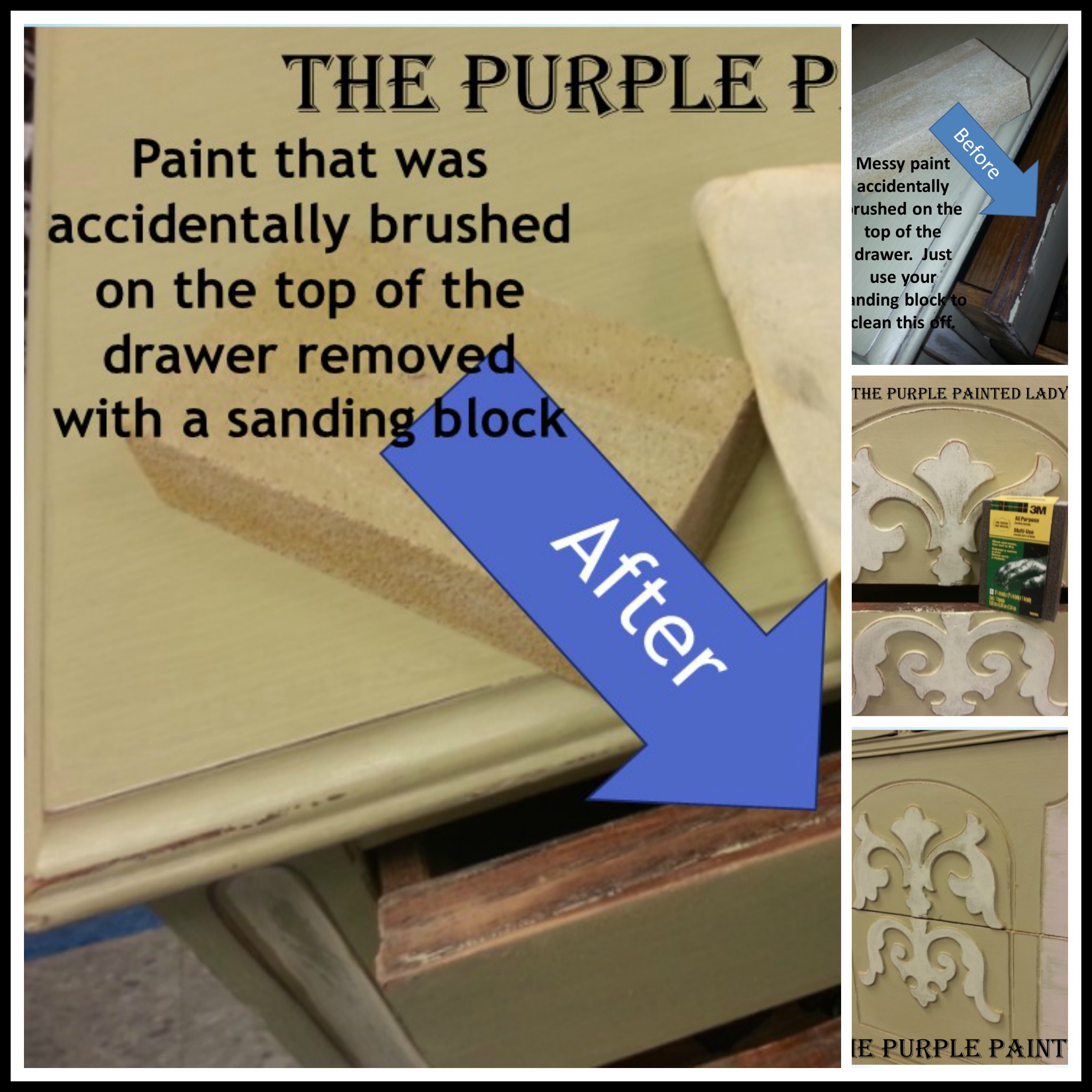 Sanding Chalk Paint Before Or After Waxing The Purple Painted Lady