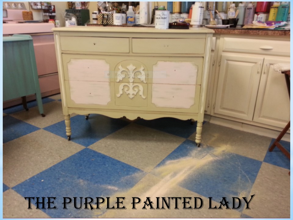 The Purple Painted Lady - Two coats of Graphite Chalk Paint® by