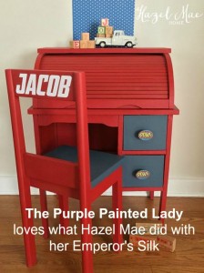 Emperors silk The Purple Painted Lady Hazel Mae Home 2016 B