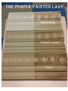 French Linen Paris Grey Coco Comparing The Purple Painted Lady