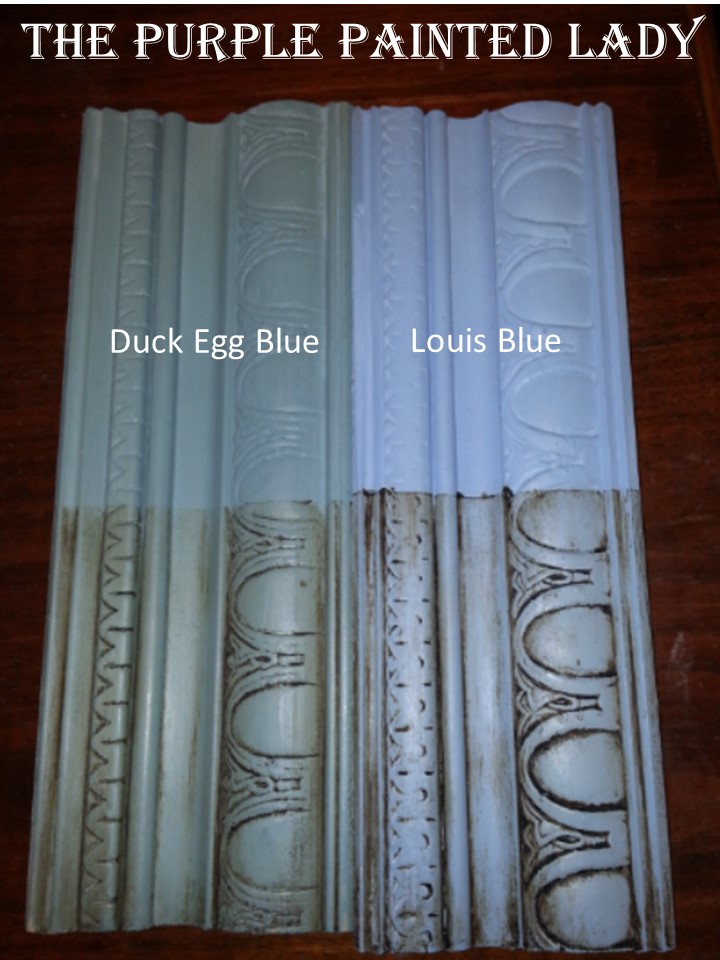 Louis Blue Duck Egg Blue The Purple Painted Lady Comparison