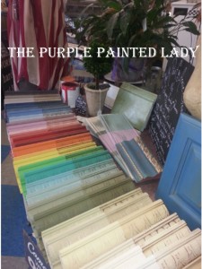 The Purple Painted Lady Sample Board Spread
