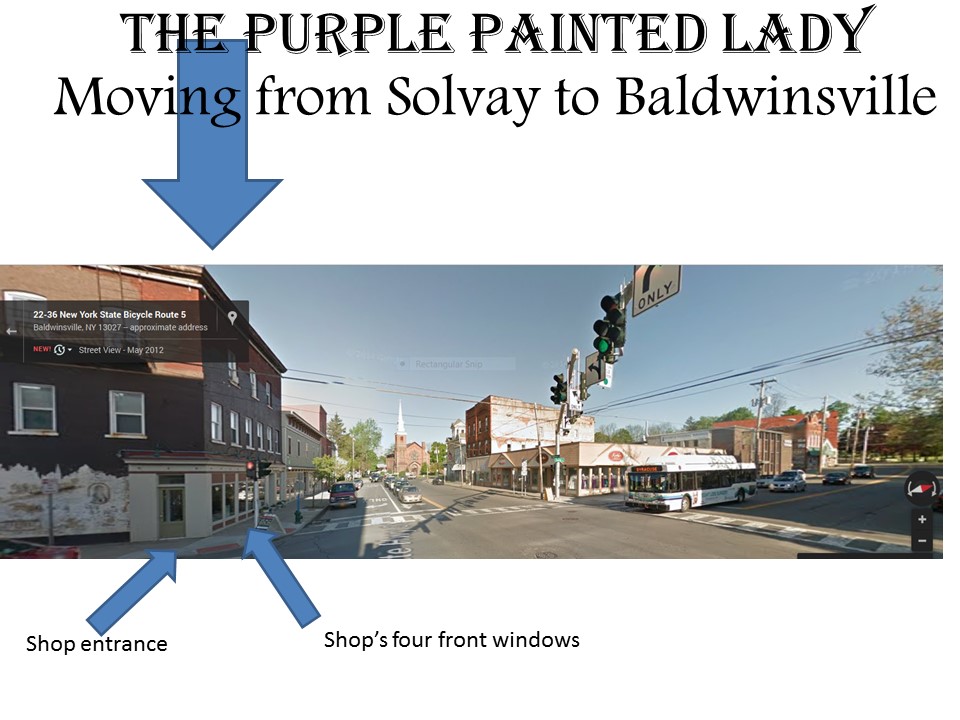 Moving from Solvay to Baldwinsville ASU  The Purple Painted Lady