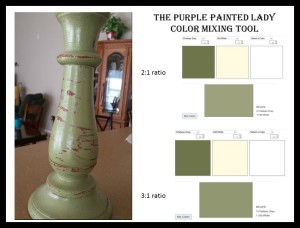 Picmonkey Chalk Paint The purple Painted Lady Color mixing tool Chateau Grey