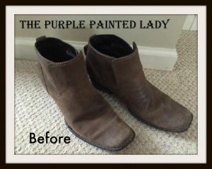 The Purple Painted Lady BEFORE BOOTS Indigo Tones BEFORE Books