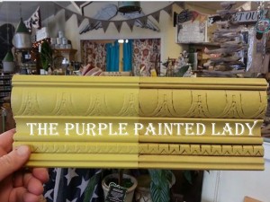 Sample Board The Purple Painted Lady Chalk Paint English Yellow