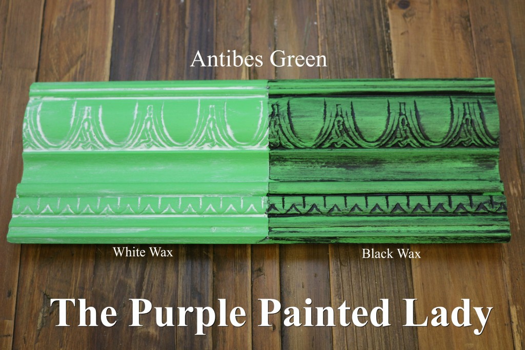 The Purple Painted Lady Antibes Chalk Paint Annie Sloan Black White Wax