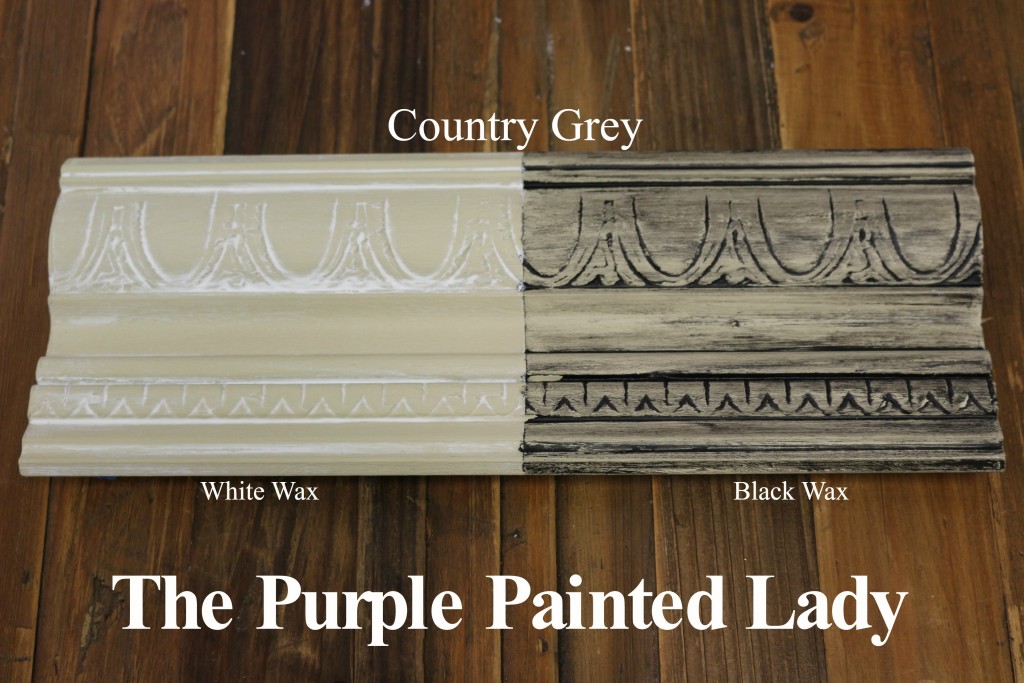 The Purple Painted Lady Country Grey Chalk Paint Annie Sloan Black White Wax
