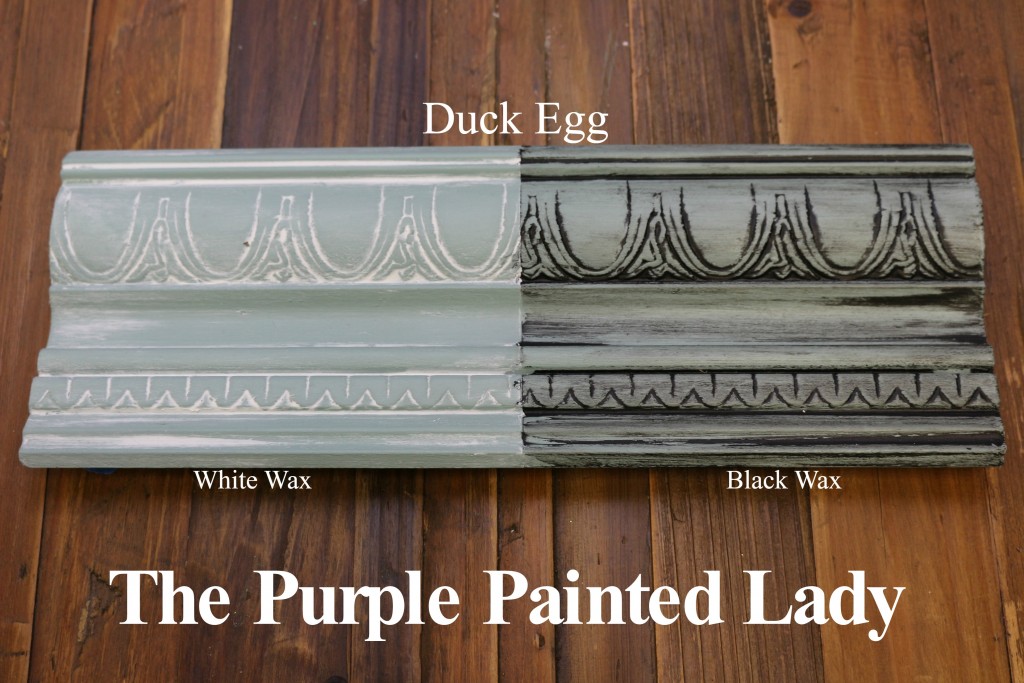 The Purple Painted Lady Duck Egg Chalk Paint Annie Sloan Black White Wax