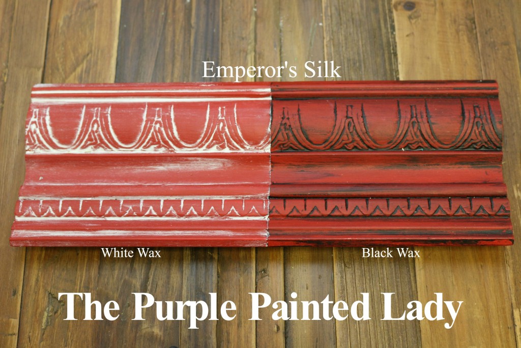 The Purple Painted Lady Emperor's Silk Chalk Paint Annie Sloan Black White Wax