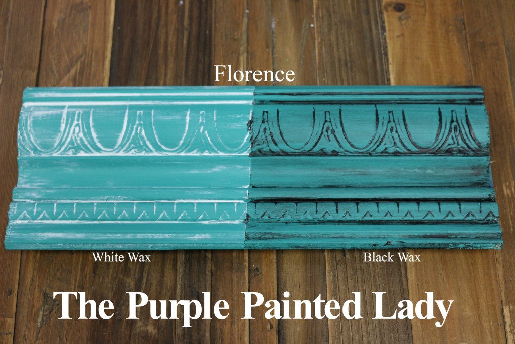 The Purple Painted Lady Florence Chalk Paint Annie Sloan Black White Wax