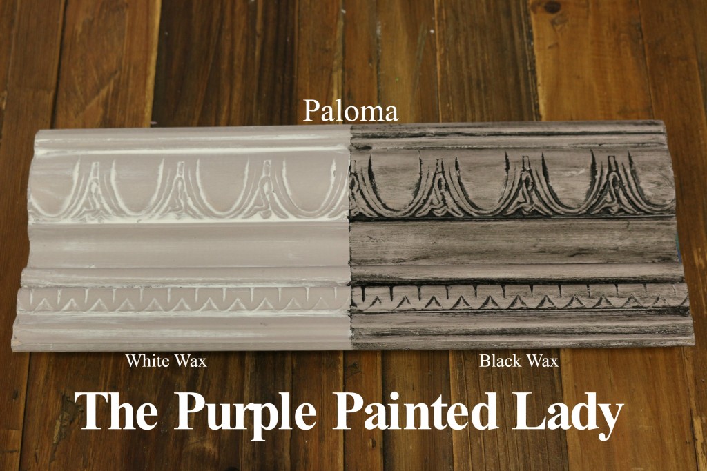The Purple Painted Lady Paloma Chalk Paint Annie Sloan Black White Wax