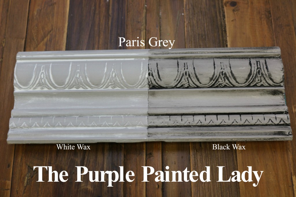 The Purple Painted Lady Paris Grey Chalk Paint Annie Sloan Black White Wax