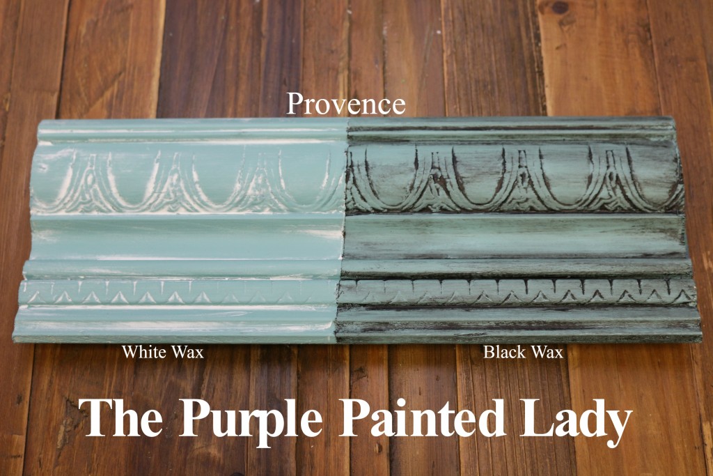 The Purple Painted Lady Provence Chalk Paint Annie Sloan Black White Wax