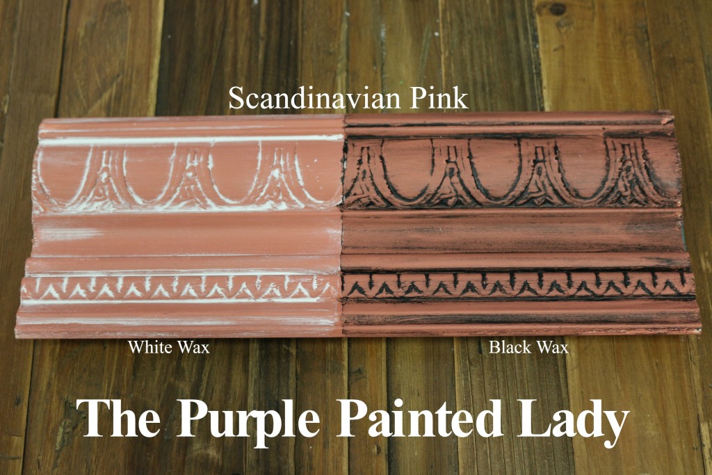 The Purple Painted Lady Scandinavian Pink Chalk Paint Annie Sloan Black White Wax