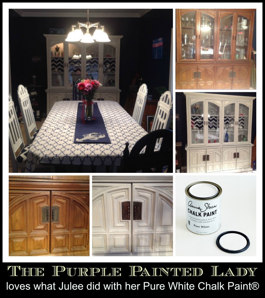 julee Chalk Paint The purple painted lady dining room collage