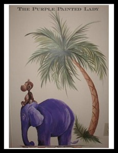 monkey elephant the purple painted lady