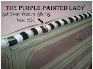 French Gilding Wax Empire Antoinette Dresser