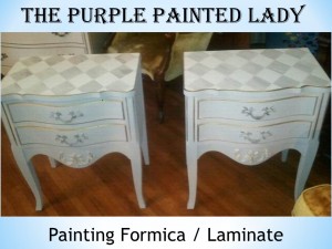 Painting formica laminate