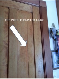 The Purple Painted Lady Cracked door humidity 2