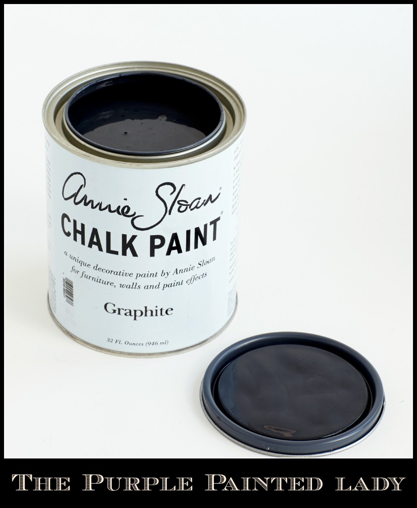 The Purple Painted Lady Graphite Chalk Paint open lid