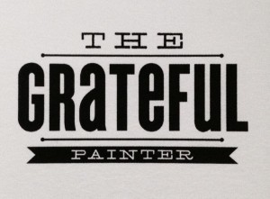 The Purple Painted Lady The Grateful Painter Logo