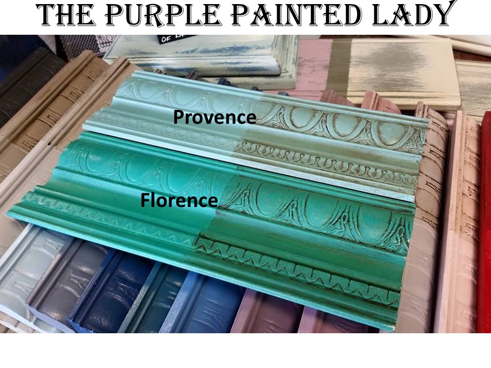 Florence Provence Chalk Paint The purple Painted Lady Samle Boards