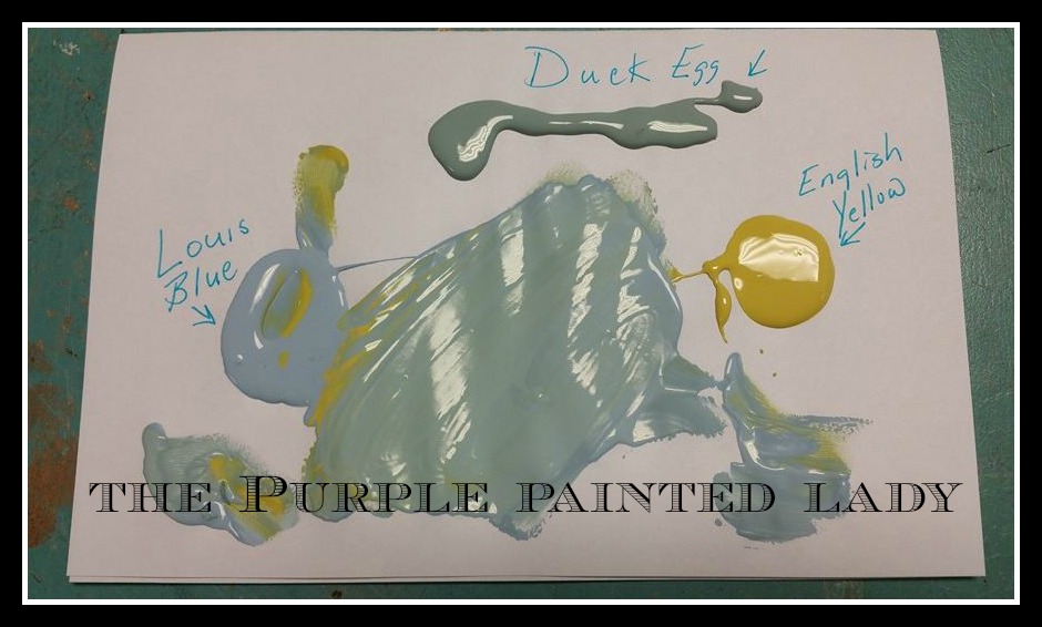 English Yellow Duck Egg Louis Blue Recipe The Purple Painted Lady Chalk Paint recipe