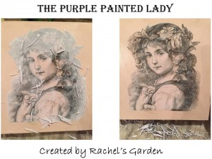 The Purple Painted Lady - Two coats of Graphite Chalk Paint® by