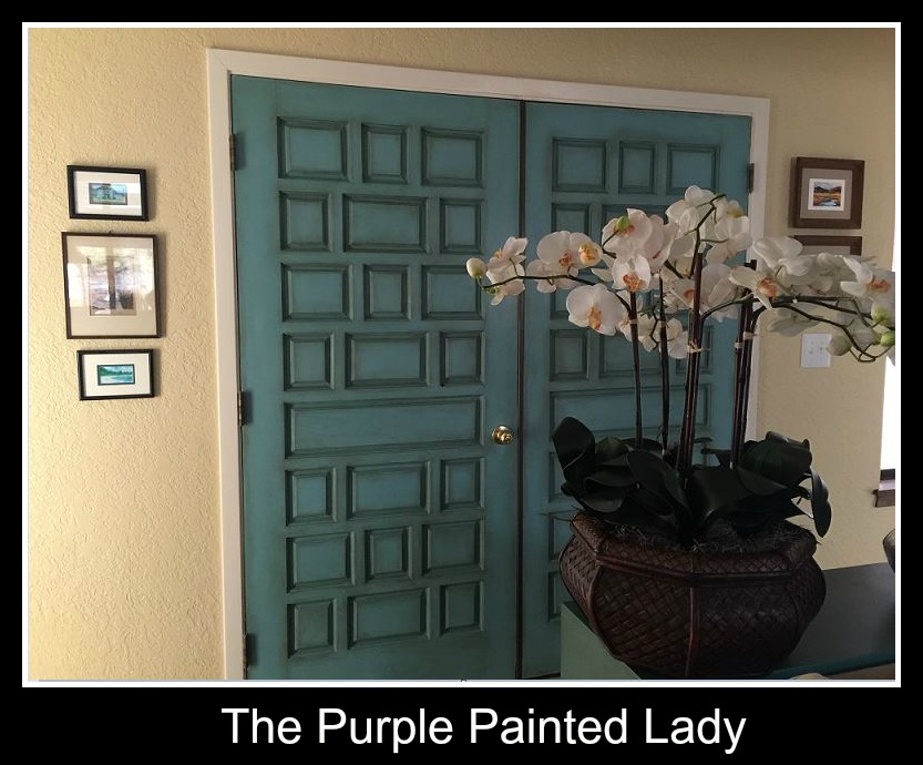 The Purple Painted Lady Helen Going Finished Doors Provence
