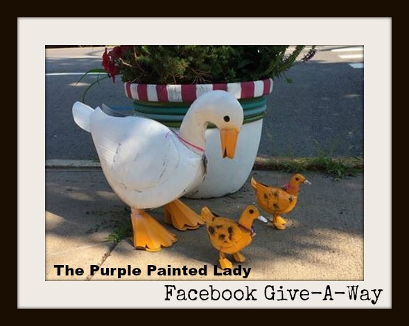 Duck The Purple Painted Lady