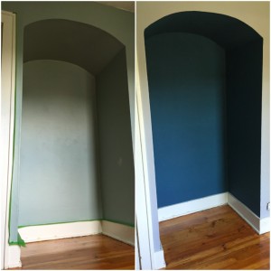 The Purple Painted Lady Carrie Titlow Alcove Transformation Chalk Paint by Annie Sloan