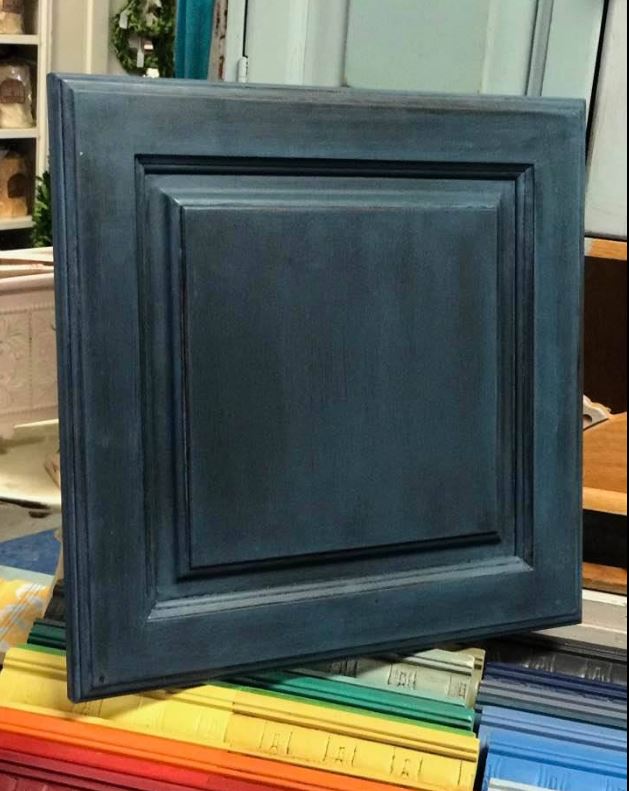 Aubusson Blue Greek Blue Cabinet Custom