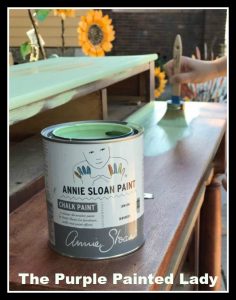 The Purple Painted Lady - Two coats of Graphite Chalk Paint® by