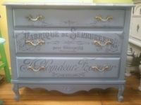 Old Violet Dresser