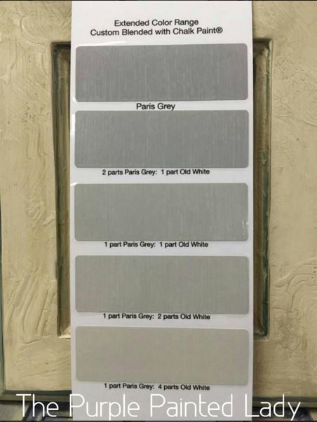 Dove Grey Colour Chart