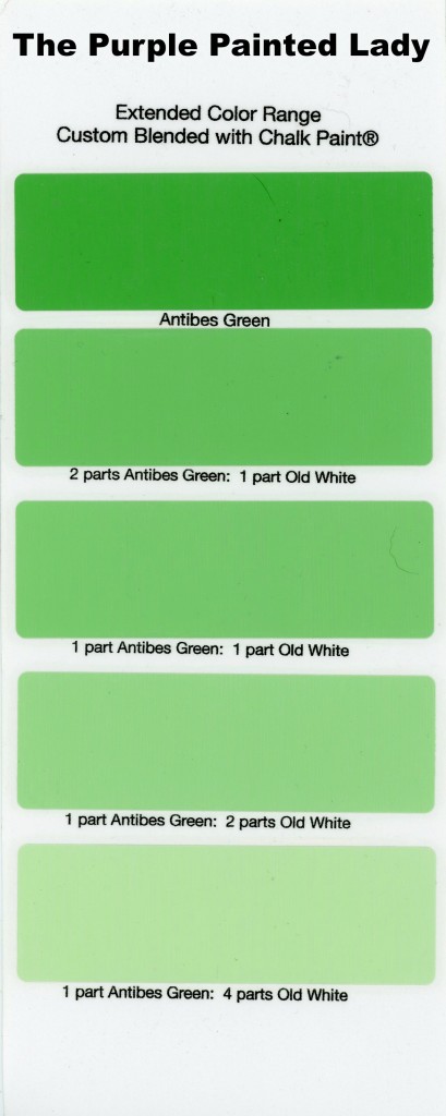 Annie Sloan Paint Chart