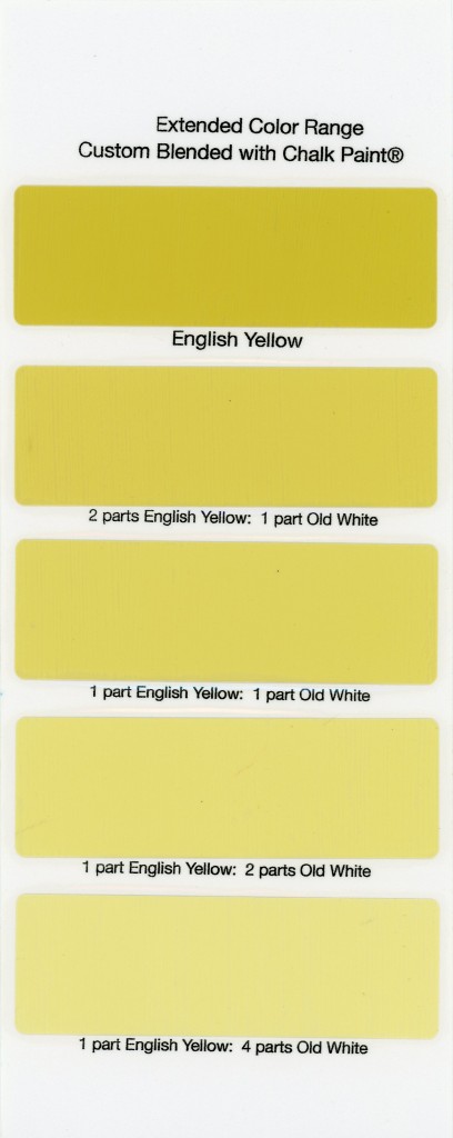 Annie Sloan Paint Colors Chart