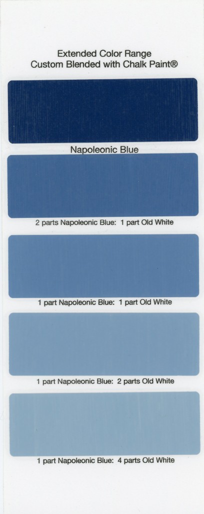 Annie Sloan Chalk Paint Colours Chart 2015